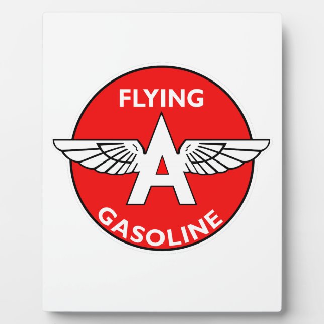 Flying A Gasoline flat version Plaque (Front)