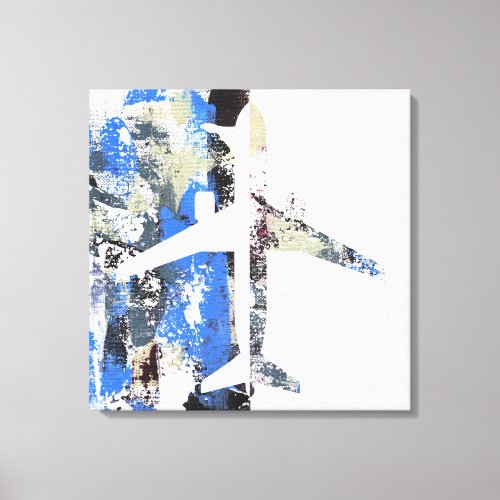 Flying Abstract by Michael Moffa Canvas Print