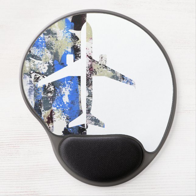 Flying Abstract by Michael Moffa Gel Mouse Pad (Front)