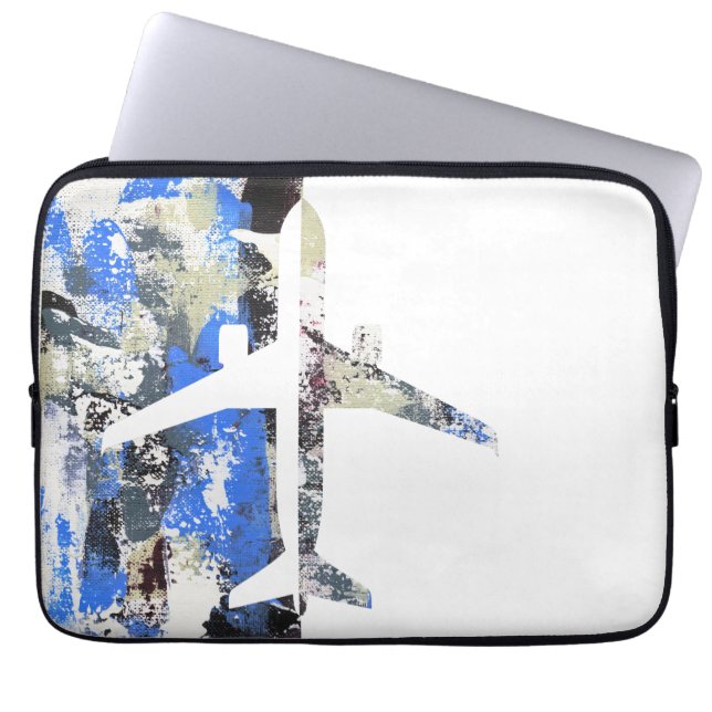 Flying Abstract by Michael Moffa Laptop Sleeve (Front)