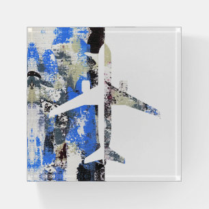 Flying Abstract by Michael Moffa Paperweight