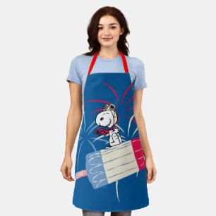 Flying Ace Snoopy on Ice Pop Apron