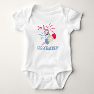 Flying Ace Snoopy on Ice Pop Baby Bodysuit