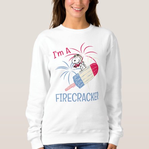 Flying Ace Snoopy on Ice Pop Sweatshirt