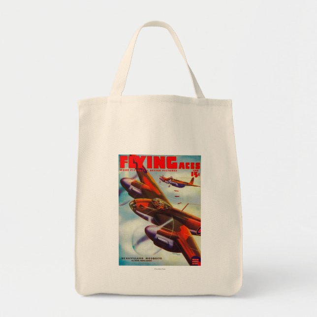 Flying Aces Magazine Cover 5 Tote Bag (Front)
