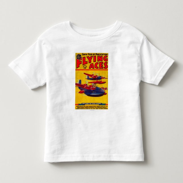 Flying Aces Magazine Cover Toddler T-shirt (Front)