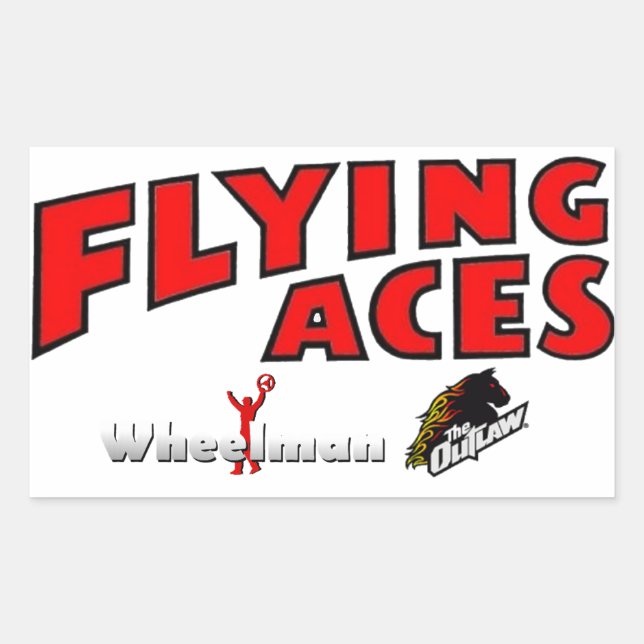 Flying Aces Outlaw and Wheelman Sticker (Front)