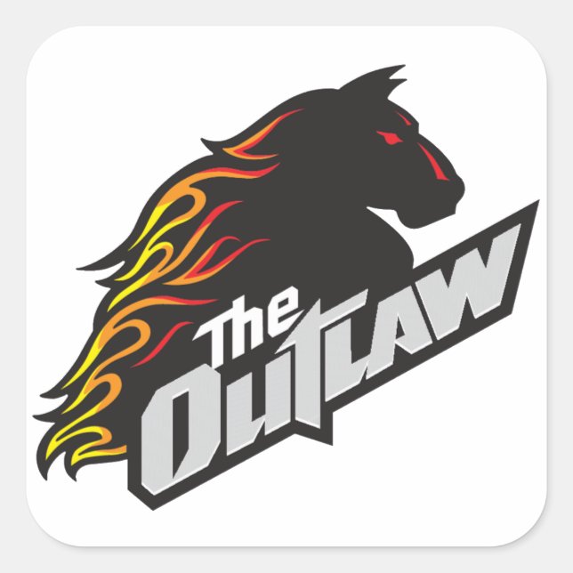 Flying Aces The Outlaw Sticker (Front)