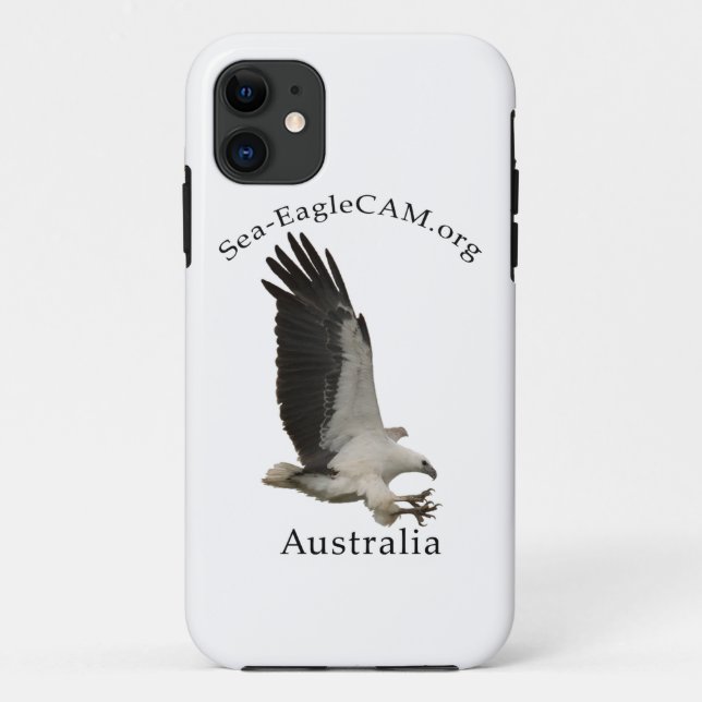 Flying Adult Sea-Eagle i phone case (Back)