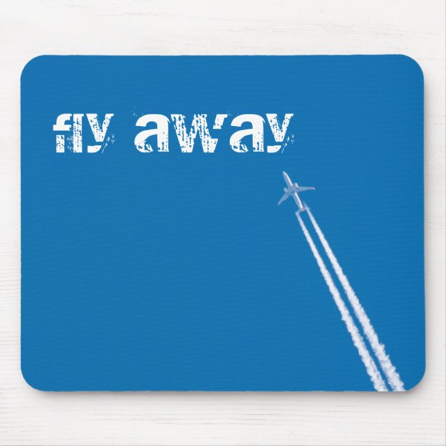 Flying airplane mouse pad (Front)