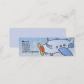 Flying Airplane Skinny Profile Cards (Front/Back)