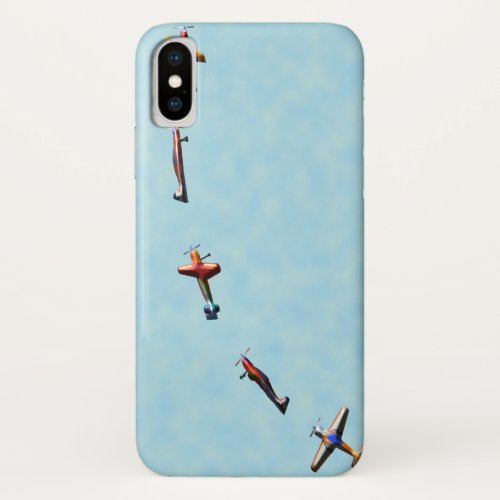 flying airplanes iPhone x case