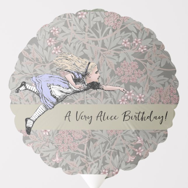 Flying Alice in Wonderland Looking Glass Balloon (Front)
