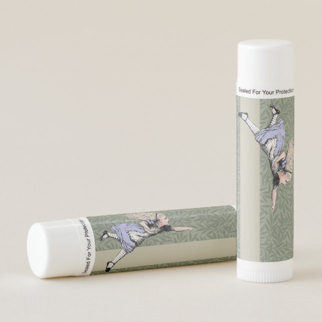 Flying Alice in Wonderland Looking Glass Lip Balm (Front)