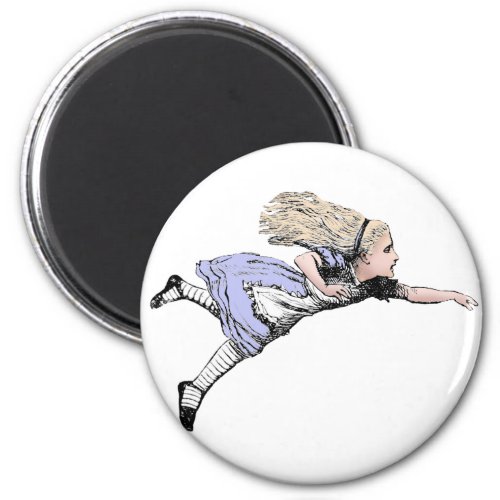 Flying Alice in Wonderland Looking Glass Magnet