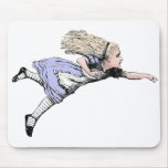 Flying Alice in Wonderland Looking Glass Mouse Pad
