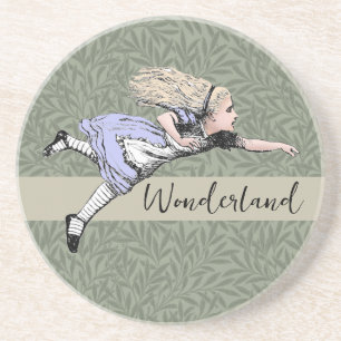 Flying Alice Wonderland Adventure Vintage Tenniel Coaster
