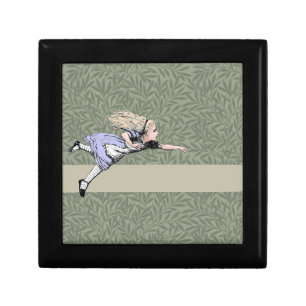 Flying Alice Wonderland Adventure Vintage Tenniel Gift Box