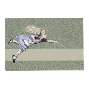Flying Alice Wonderland Adventure Vintage Tenniel Placemat