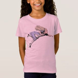 Flying Alice Wonderland Adventure Vintage Tenniel T-Shirt