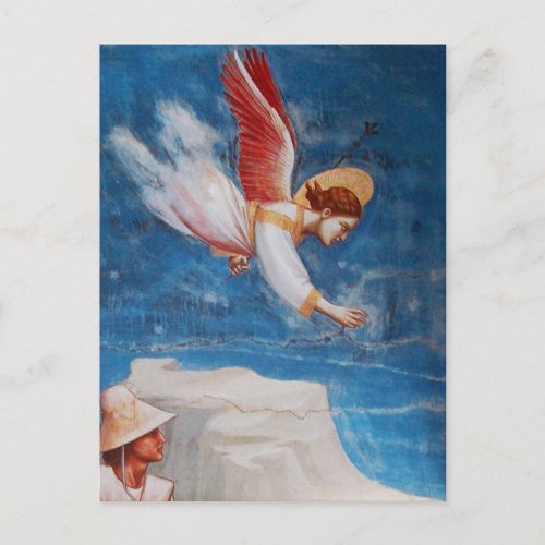 FLYING ANGEL FROM ST JOACHIMS DREAM Parchment Postcard