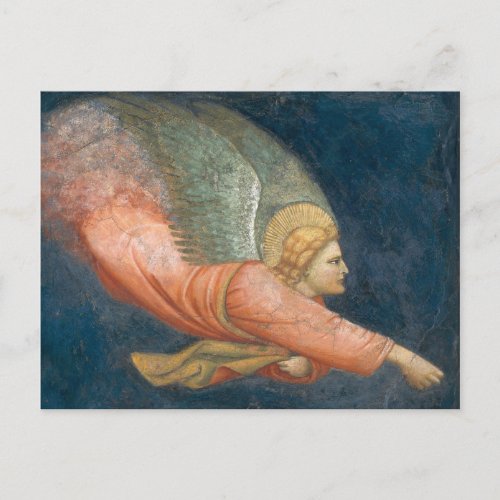 Flying angel Giotto follower CC0508 Postcard
