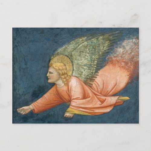 Flying angel Giotto follower CC0509 Postcard