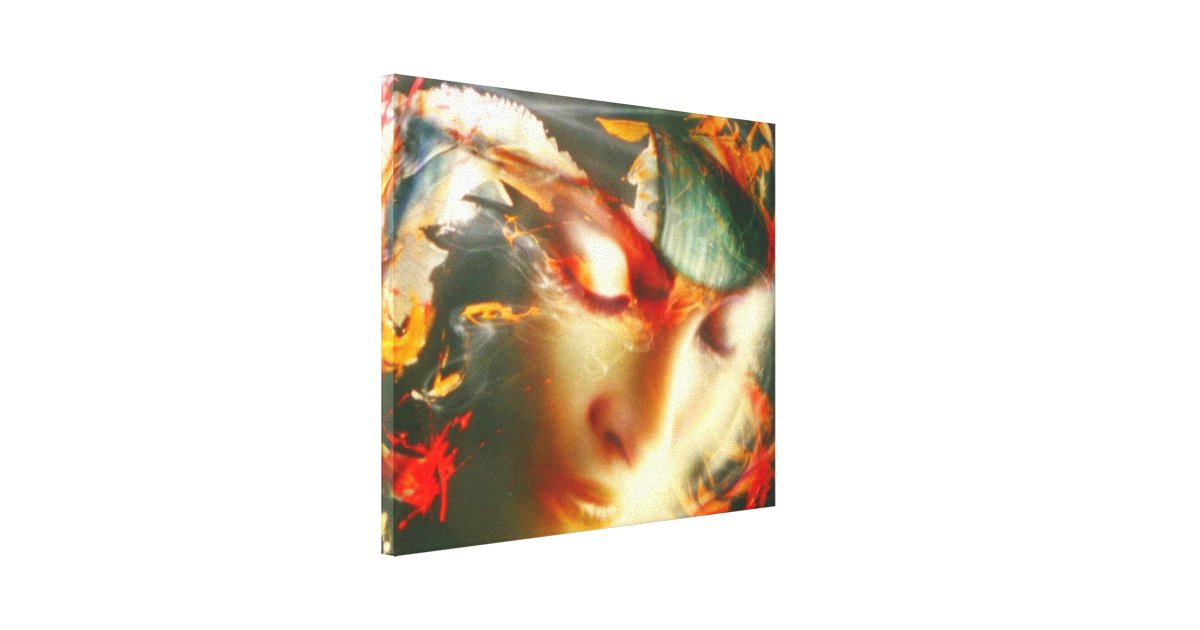 "Flying..." ArteKaos Wrapped Canvas Print