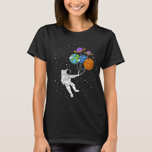 Flying Astronomer Universe Planets Astronomy T_Shirt