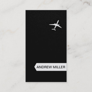 Flying Away High Altitude Airplane Business Card
