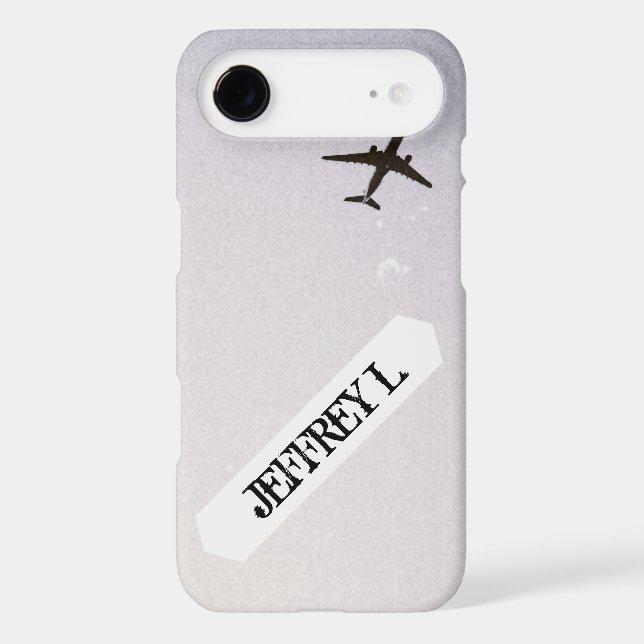 Flying Away | High Altitude Airplane Personalized Case-Mate iPhone Case (Back)