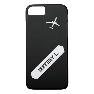 Flying Away   High Altitude Airplane Personalized iPhone 8/7 Case