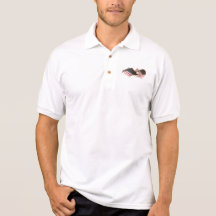 polo shirts with american flag on sleeve