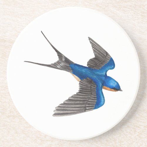 Flying Barn Swallow Coaster