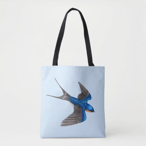 Flying Barn Swallow Tote Bag