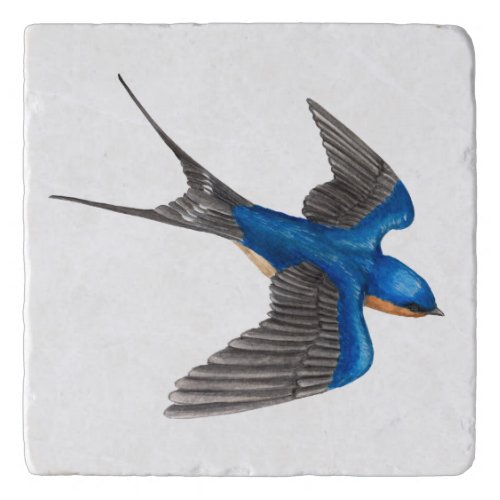 Flying Barn Swallow Trivet