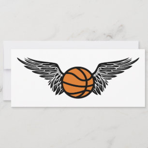 flying basketball invitation