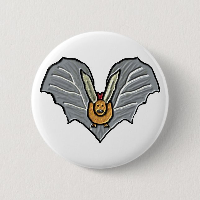 Flying Bat Button (Front)