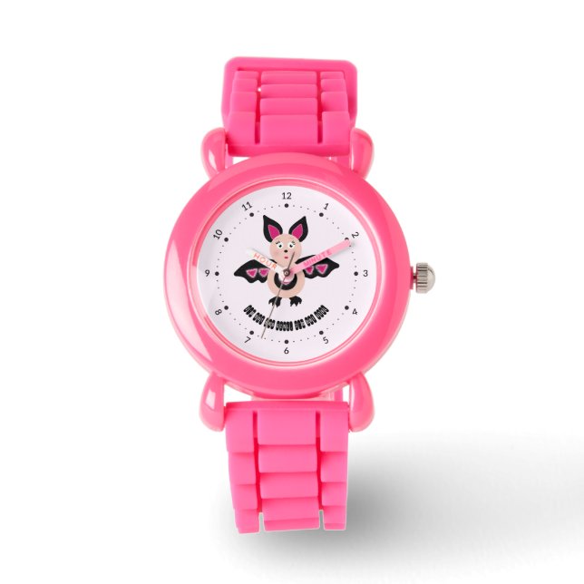 Flying bat girl watch (Front)