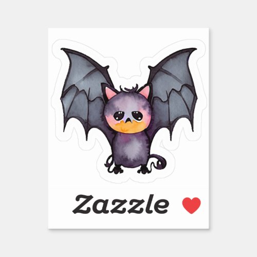 Flying Bat Sticker