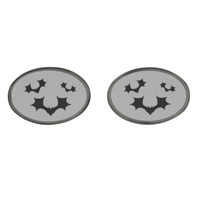Flying Bats Cufflinks (Front)