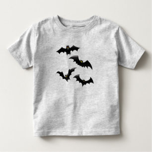 Flying Bats Halloween Toddler T-shirt