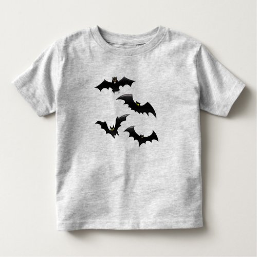 Flying Bats Halloween Toddler T_shirt