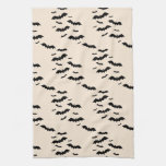 Flying Bats Kitchen Towel at Zazzle