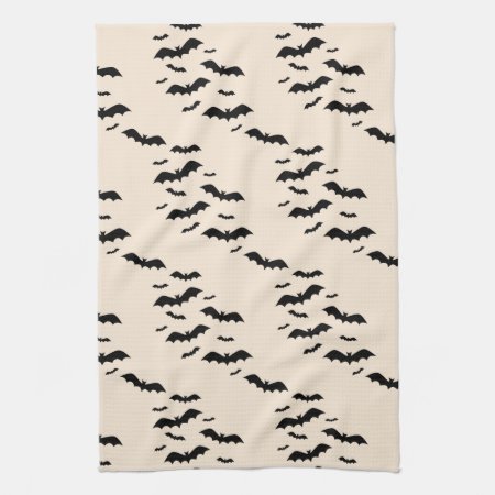Flying Bats Kitchen Towel