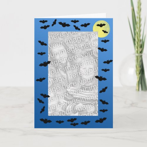 Flying Bats Photo Greeting Card