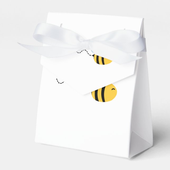 Flying Bee Favor Boxes (Front Side)