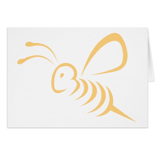 Flying Bee Insect Logo Cards (Front Horizontal)