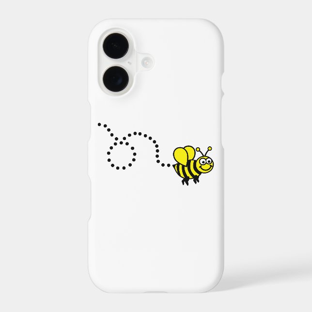 Flying bee iphone case (Back)