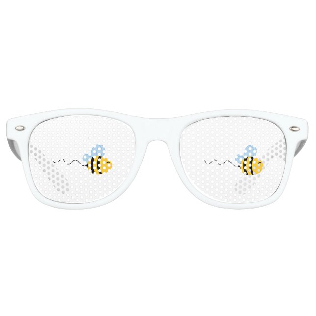 Flying Bee Retro Sunglasses (Front)